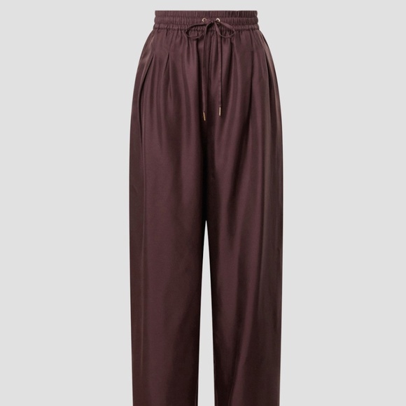 Silk Laundry Pants - Silk Laundry Slouch Pants